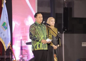 Pj Wali Kota Malang, Iwan Kurniawan, dalam malam keakraban bersama Forkopimda Kota Malang. (Foto/Prokopim Setda Kota Malang)