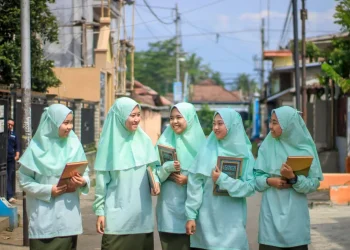 Ilustrasi kebiasaan unik santri. Foto/Media pondok pesantren Azzahra Bululawang