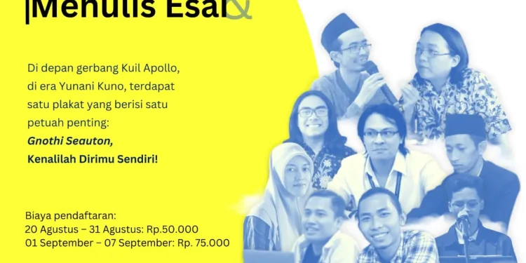 Poster acara Kelas Akhir Pekan Akademi Lektura. Foto/dok. Akademi Lektura