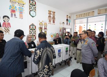 Ilustrasi pemungutan suara di TPS Kota Batu yang nantinya akan didominasi generasi milenial pada Pilwali 2024. Foto: Azmy
