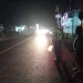 Petugas melakukan olah TKP di Jalan Raya Dampit. Foto: Satlantas Polres Malang