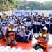 Aksi penebaran hingga 160 ribu bibit ikan di Bendungan Sutami guna menjaga keseimbangan eksosistem perairan. Foto: dok PJT I