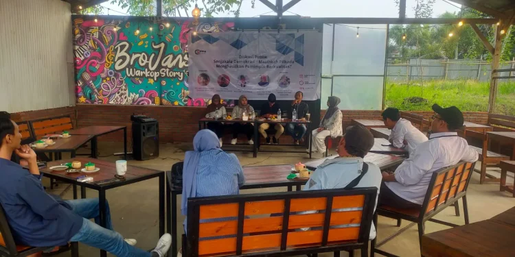 Acara diskusi publik yang digelar oleh Gawa Lelaku. Foto/dok for TM