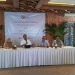 Kepala OJK Malang, Biger Adzana Maghribi (berbaju putih) tegaskan komitmen mendukung pemberantasan judi online dalam acara Siaran Pers OJK Malang Periode Juli 2024 dan Sharing Session Strategi Komunikasi Media di Denpasar, Bali /Foto: Tugumalang.id/Bagus Rachmad Saputra.
