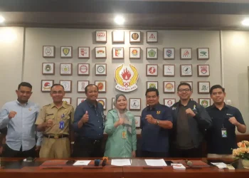 RS Hermina Tangkubranprahu bekerjasama dengan KONI Kota Malang dalam memastikan kesehatan atlet Kota Malang. (Foto/M Sholeh)