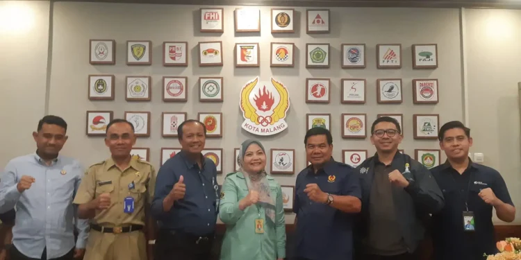 RS Hermina Tangkubranprahu bekerjasama dengan KONI Kota Malang dalam memastikan kesehatan atlet Kota Malang. (Foto/M Sholeh)