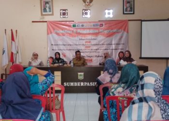 Pembukaan kegiatan oleh Kepala Desa Sumberpasir Kabupaten Malang, M. Muchdlor beserta jajaran. Foto/dok. tim abdimas UM