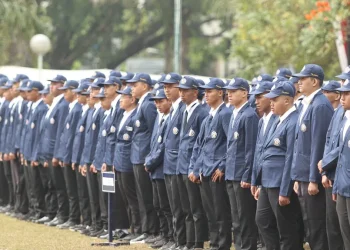Upacara Peringatan HUT RI ke-79 di kampus Polinema. (Foto/dok. Polinema)