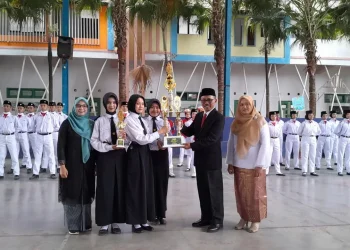 Di tengah semarak peringatan HUT RI ke-79, siswa SMKN 2 Malang sukses raih banyak prestasi. /Foto: Tugumalang.id/Bagus Rachmad Saputra.