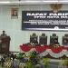 Pj Wali Kota Malang, Wahyu Hidayat memaparkan Ranperda tentang Perubahan APBD 2024. (Foto/M Sholeh)