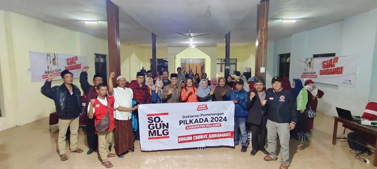 Sobat Gunawan deklarasi dukungan untuk Gunawan HS di Pilkada 2024. Foto: dok.