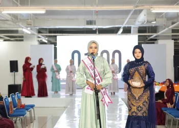 Mahasiswi Al-Qolam Malang raih top 7 Miss Hijab Jawa Timur 2024. Foto/Risa F Ummah