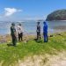 Pencarian pemancing yang hilang di Pantai Tanjung Sirap. Foto: Satpolairud Polres Malang