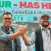 Nurochman dan Heli Suyanto, bakal pasangan calon Wali dan Wakil Wali Kota Batu yang mengusung misi kejayaan Kota Agropolitan hingga Industri Kreatif. Foto: Azmy