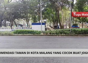Rekomendasi 4 taman di Kota Malang yang cocok buat jogging. /Foto: Tugumalang.id/Bagus Rachmad Saputra.
