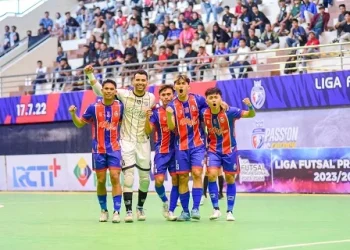 Unggul FC Malang menutup musim dengan berada di perngkat 5 klasemen akhir Liga Futsal Profesional Indonesia 2023-2024. Foto/MO Unggul FC