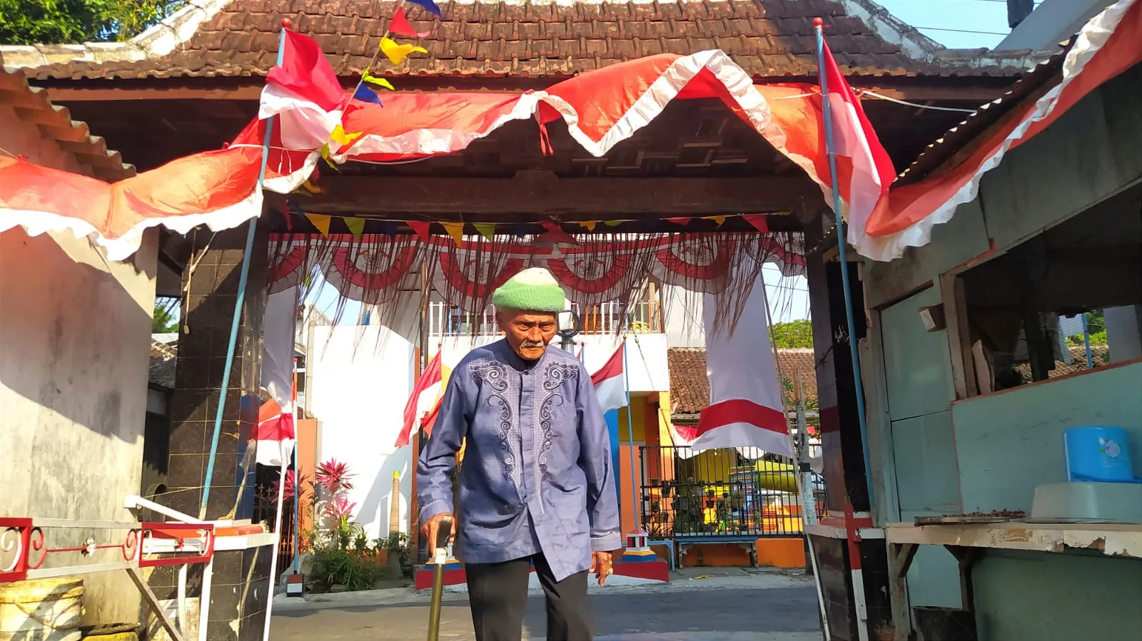Soetarjo, gerilyawan pejuang yang masih hidup saat saat ini, pernah ditangkap Belanda bolak-balik. Foto: Azmy