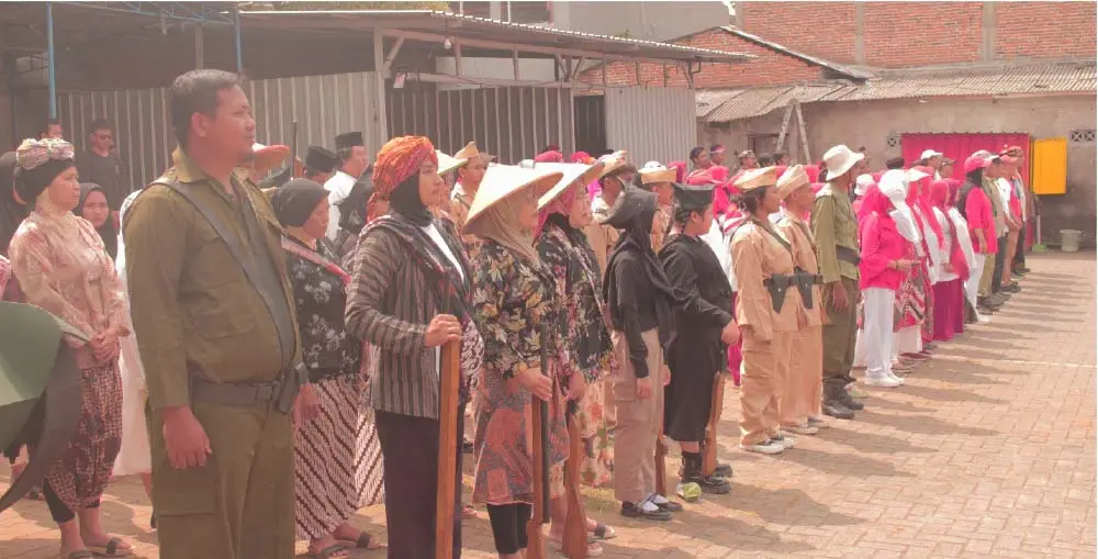 Peserta upacara