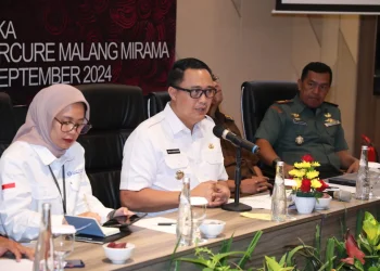 Pj Wali Kota Malang, Iwan Kurniawan bakal fokus mengendalikan inflasi jelang Pilkada 2024. (Foto/dok. Prokopim Setda Kota Malang)