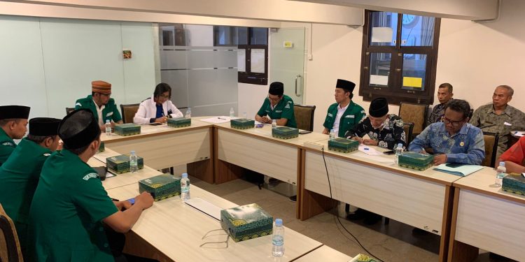 Suasana audiensi antara PC GP Ansor Kota Malang dan Pemkot Malang. Foto-foto dok Ansor.