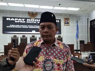 Pimpinan Sementara DPRD Kota Malang, I Made Riandiana Kartika menyoroti anggaran Porprov Jatim 2025. (Foto/M Sholeh)