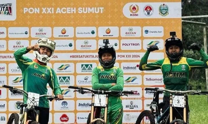 Pandu Satrio Perkasa, atlet asal Kota Batu sumbang medali perak untuk kontingen Jatim di PON 2024. Foto: KONI Kota Batu