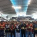 Wakil Ketua Umum Pengurus Taekwondo Indonesia Provinsi Jawa Timur, Hendra Prastiyawan membuka Kejurprov Jatim 2024 di Kota Malang. (Foto/M Sholeh)