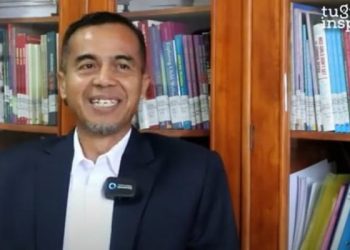 Ketua LPPM UM, Prof. Dr. Markus Diantoro, M.Si berbicara tentang super kapasitor sebagai solusi energi baru di masa depan. /Foto: Tangkapan layar kanal YouTube Tugu Malang ID.