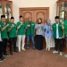 Ketua PC GP Ansor Kota Malang Sugiyanto (tengah) bersama Kepala BI Malang Febrina beserta jajaran Badan Pengurus Harian (BPH) PC GP Ansor Kota Malang. Foto-foto: dok ansor