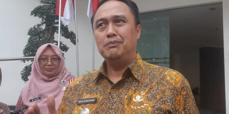 Pj Wali Kota Malang, Iwan Kurniawan. (Foto/M Sholeh)