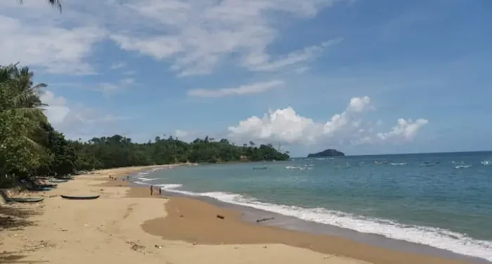 Pesona Pantai Tamban Malang yang menawarkan panorama keindahan pantai yang alami. Foto/Google Review Pantai Tamban/Farda Sacha.