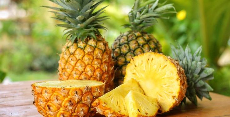 Mamfaat buah nanas untuk tubuh. Foto/pinterest