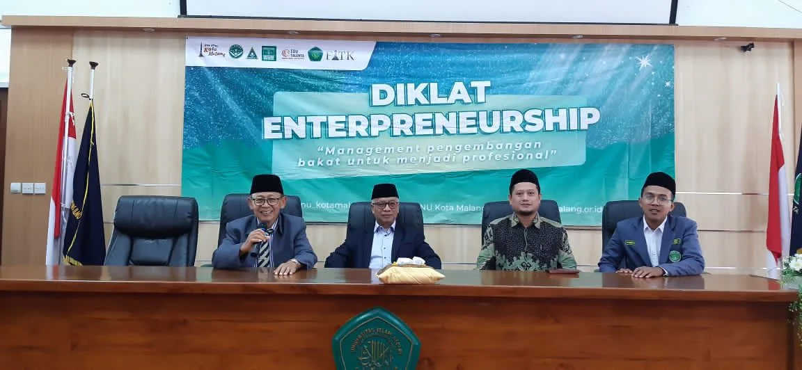 Sambutan Ketua LP Ma'arif NU Kota Malang, Prof. Dr. H. Nur Ali, M.Pd/Foto: dok. LP Ma'arif NU Kota Malang.