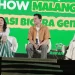 Najwa Shihab, Nicholas Saputra, dan Dee Lestari saat memberi inspirasi bagi Gen Z. Foto/dok for TM