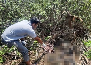 Lokasi penemuan mayat di Tumpang. Foto: Polsek Tumpang
