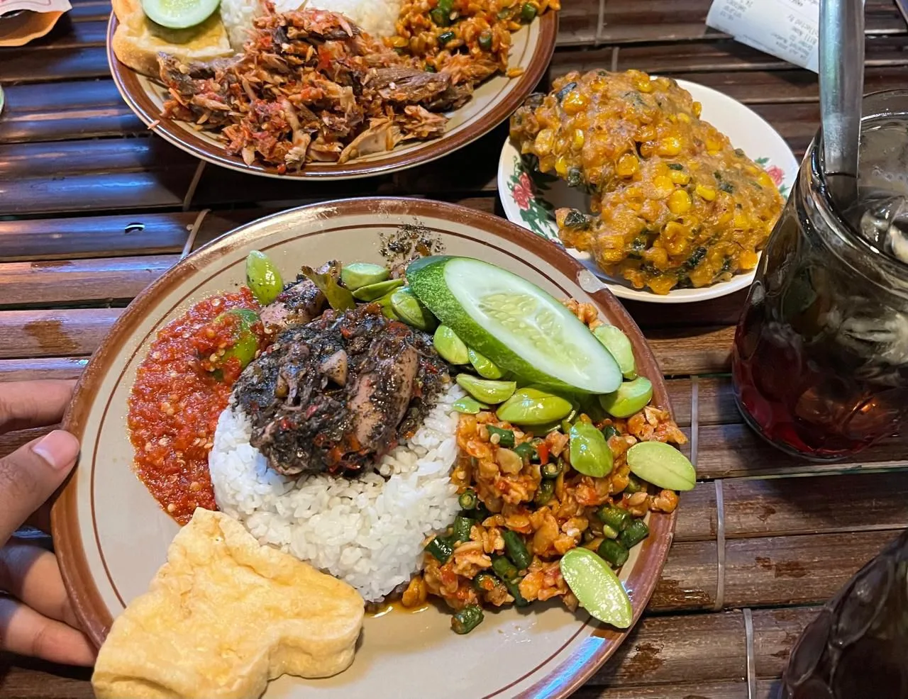 Sego sambel cak Uut. Foto: Lutfa putri Valentina