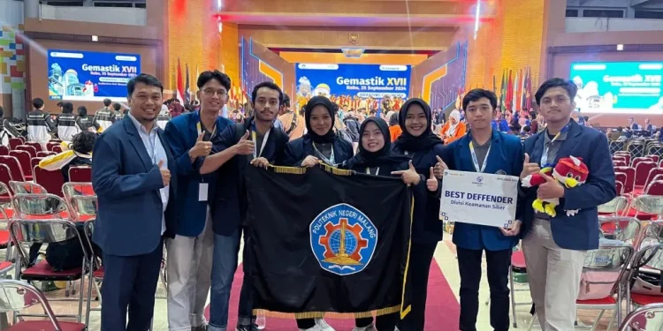 Luar biasa! mahasiswa JTI Polinema sukses meraih prestasi membanggakan di ajang GEMESTIK XVII 2024./Foto: dok. Polinema.
