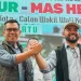 Pasangan calon Wali Kota Nurochman dan Heli Suyanto yang mengusung misi kejayaan Kota Agropolitan hingga Industri Kreatif. Foto: Azmy