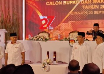 Paslon Bupati dan Wakil Bupati Malang, Salaf dan Gus. Foto: Aisyah Nawangsari Putri