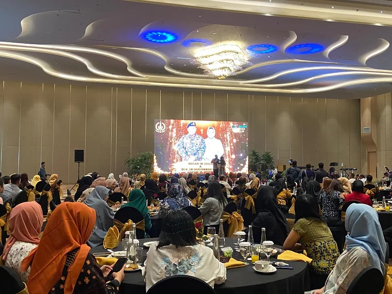 Pisah sambut Pangdivif 2 Kostrad yang digelar di Hotel Grand Mercure Malang. (Foto/M Sholeh)