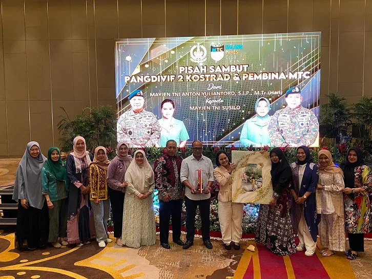 Pisah sambut Pangdivif 2 Kostrad yang digelar di Hotel Grand Mercure Malang. (Foto/M Sholeh)