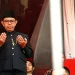 Nurochman saat menghadiri upacara peringatan HUT Kota Batu ke-23. Foto: Dok. NH