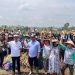 Para petani di Kecamatan Pakis menunjukkan dukungan pada Abah Gunawan. Foto: Tim Pemenangan Gus
