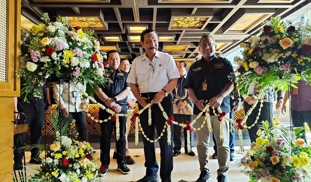 Gerai The Gade Coffee and Gold yang bertempat di Gedung Kemenkomarves, Jl M.H Thamrin No 8, Jakarta Pusat. Foto/Pegadaian