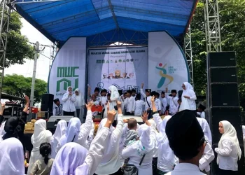 Animo masyarakat dalam event Santri Fest 2024. (Foto/dok.)