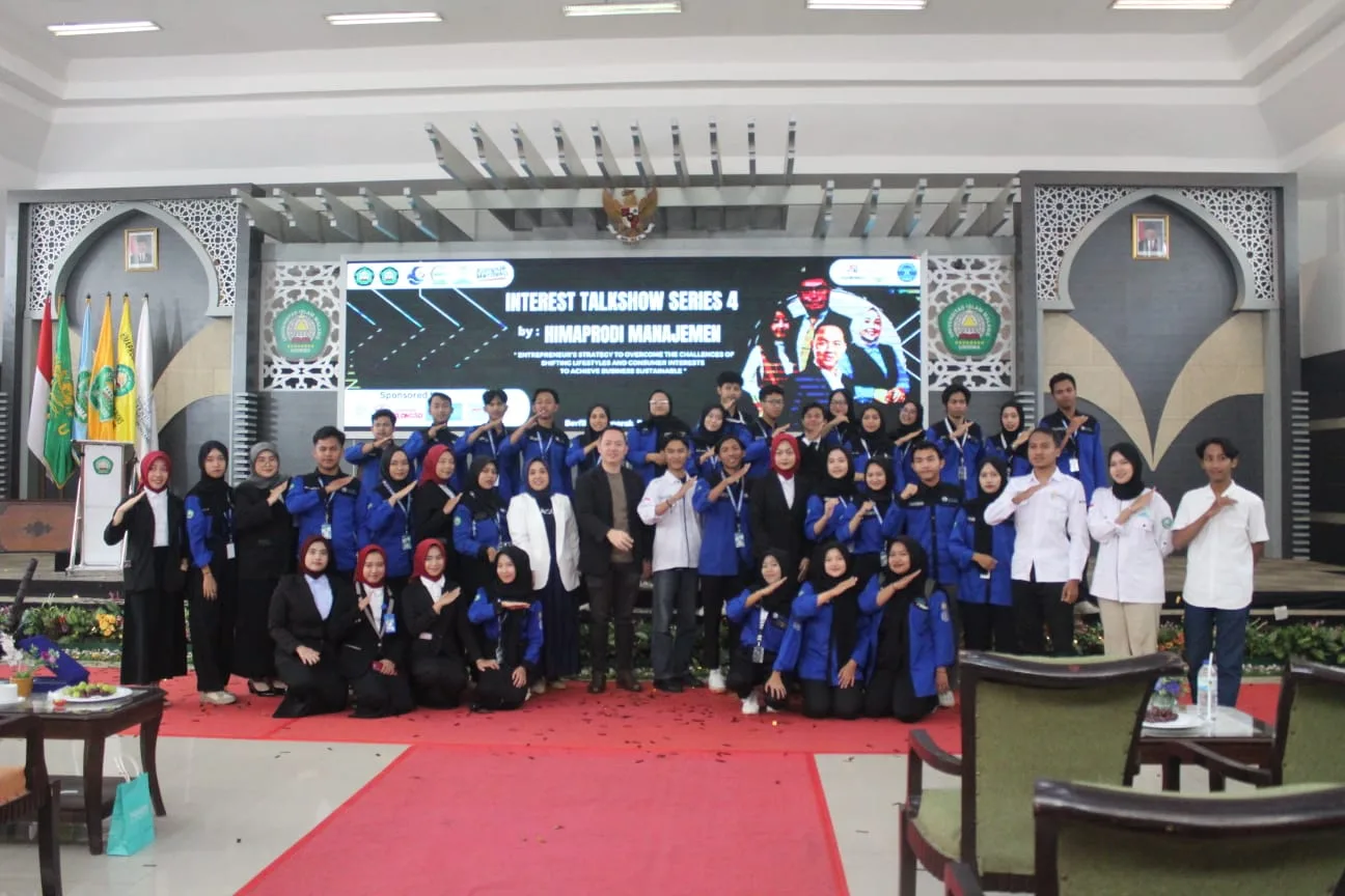 Acara In-Talk series oleh HMJM FEB Unisma. Foto/dok Unisma