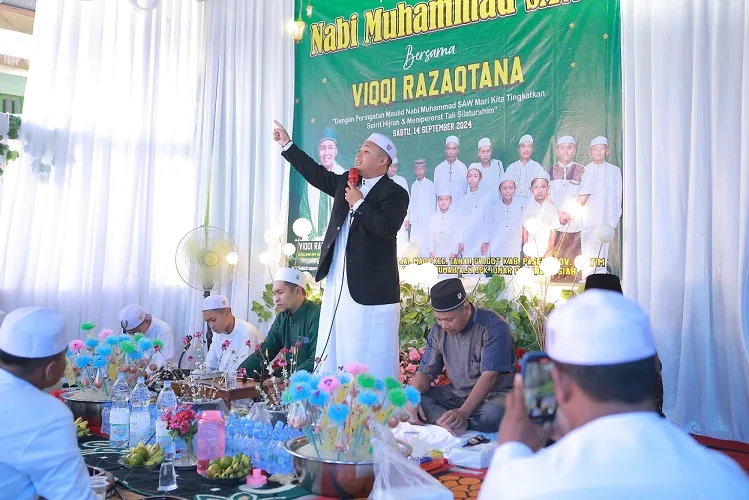 Viqqi saat melakukan kegiatan dakwah./Foto: Dok.Pribadi for Tugumalang.id.