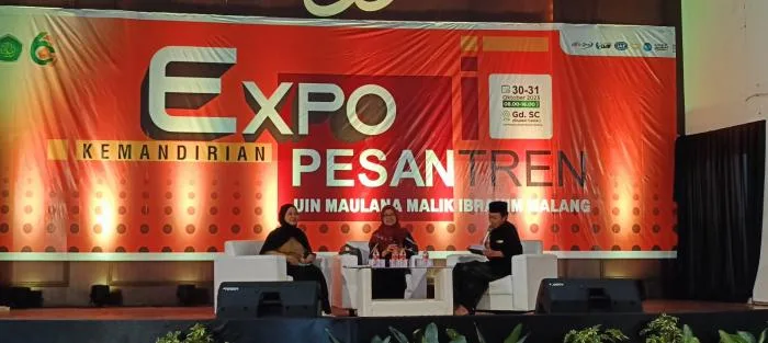 Expo Pesantren UIN Malang 2024 gelar talkshow kupas tuntas bahaya kekerasan seksual. /Foto: Dok. UIN Malang.
