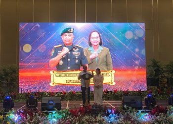 Pisah sambut Pangdivif 2 Kostrad yang digelar di Hotel Grand Mercure Malang. (Foto/M Sholeh)