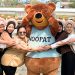 Woopat, Maskot Beruang Lucu di Rest Area KM 84B di Tol Pandaan-Malang. Foto/dok